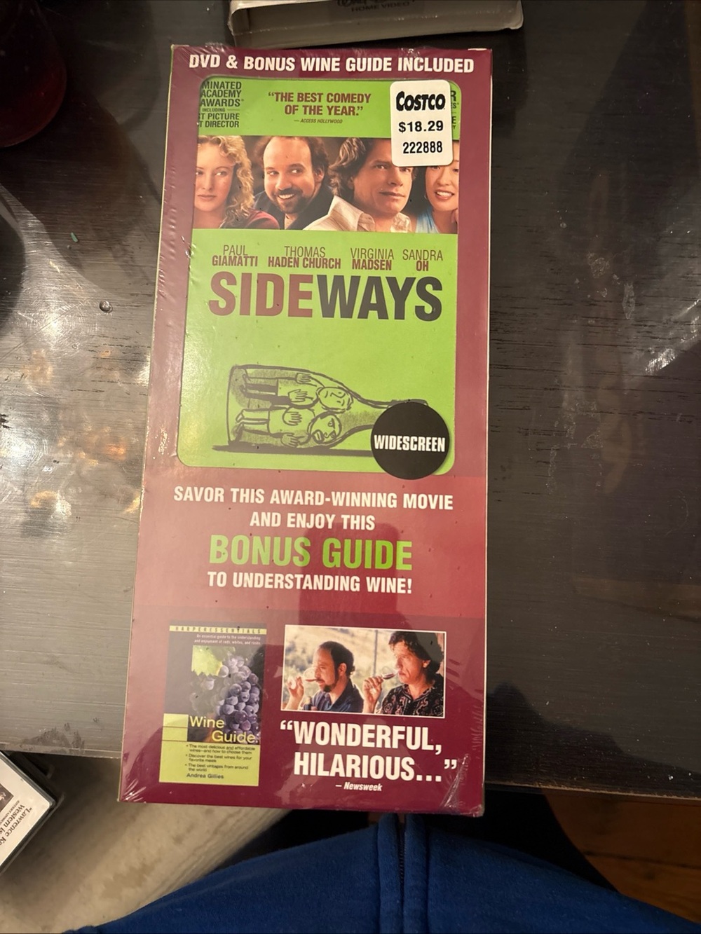 Sideways DVD Widescreen Edition - Green & Maroon Cover